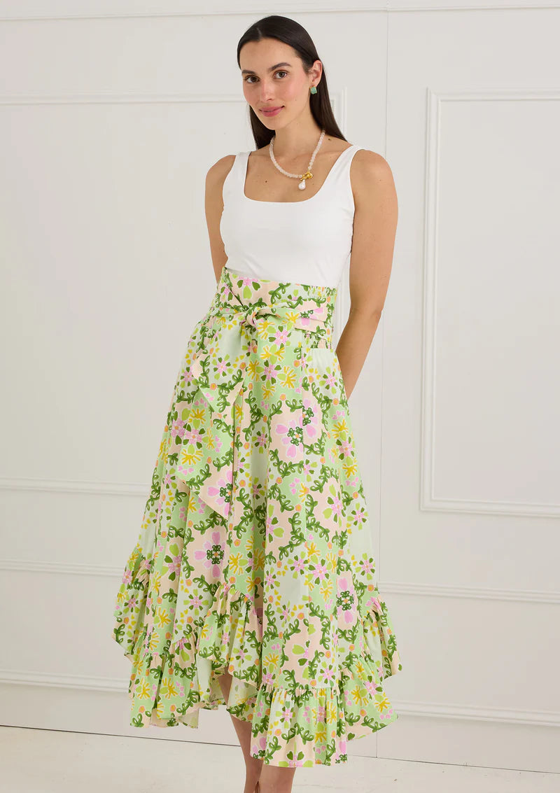 Green Clover Skirt Dress