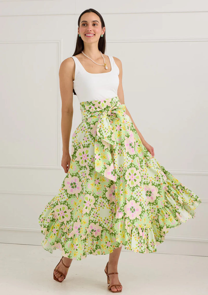 Green Clover Skirt Dress