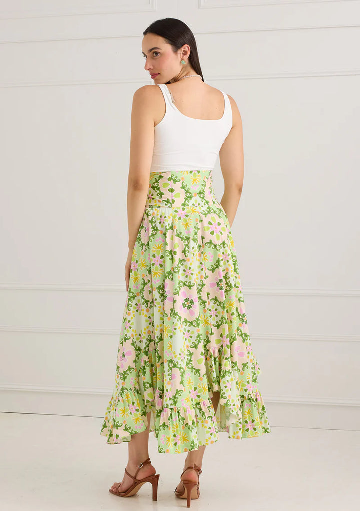 Green Clover Skirt Dress