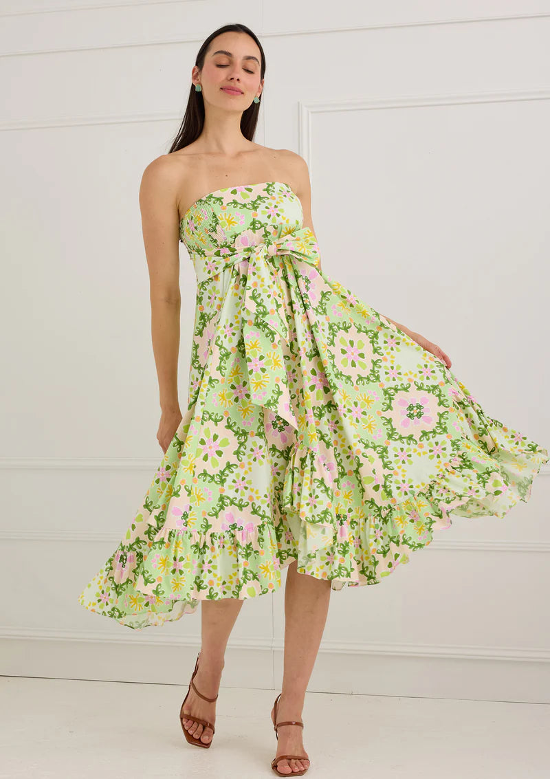 Green Clover Skirt Dress