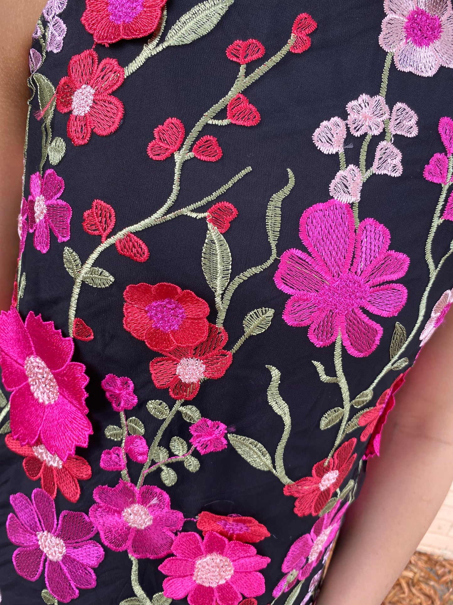 Floral Fuchsia Dress