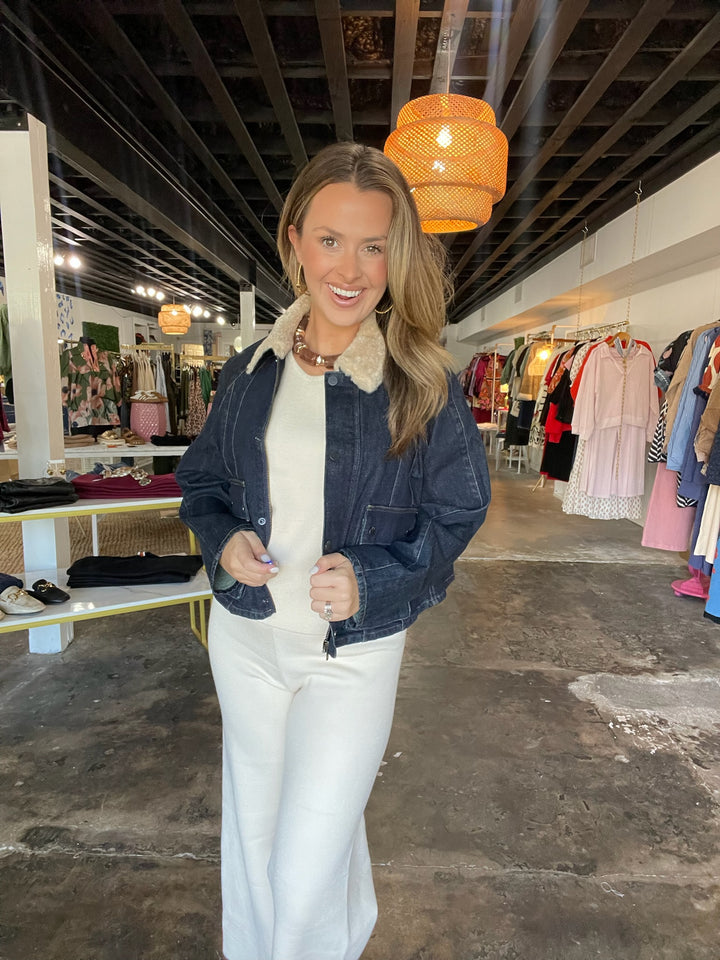 Habitual Cropped Barn Jacket