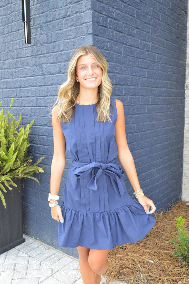 Navy Blue Quinn Mini Dress