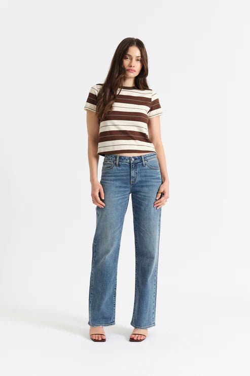 Keeper Low Rise Straight Leg in Heartbeat Vintage - Daze Denim