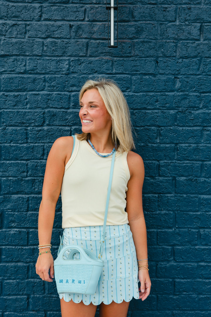 Butter Ribbed Tank