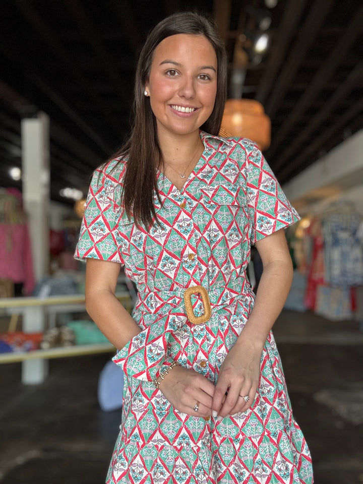 Paris Floral Dress
