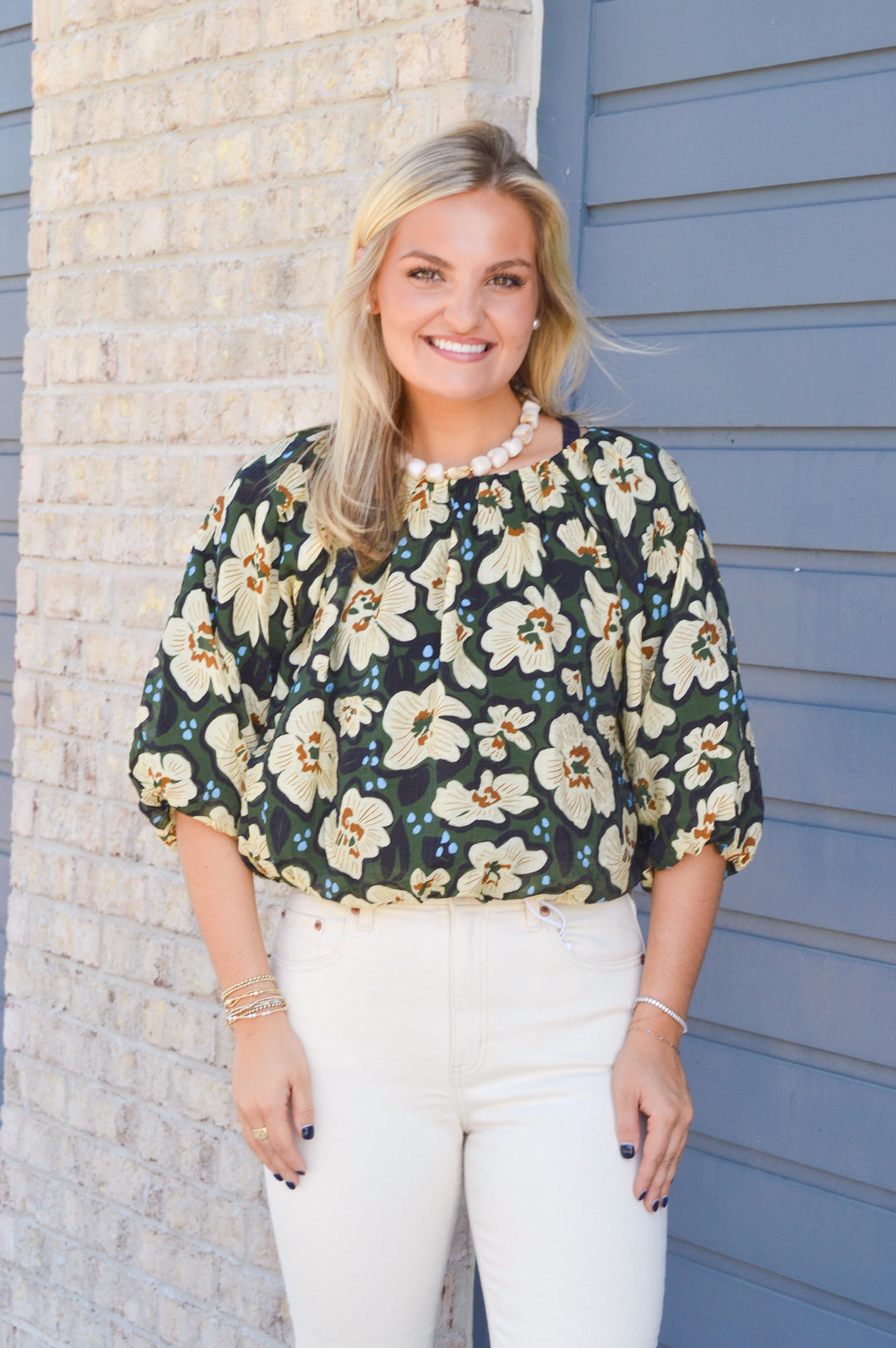 Green Garden Bubble Top