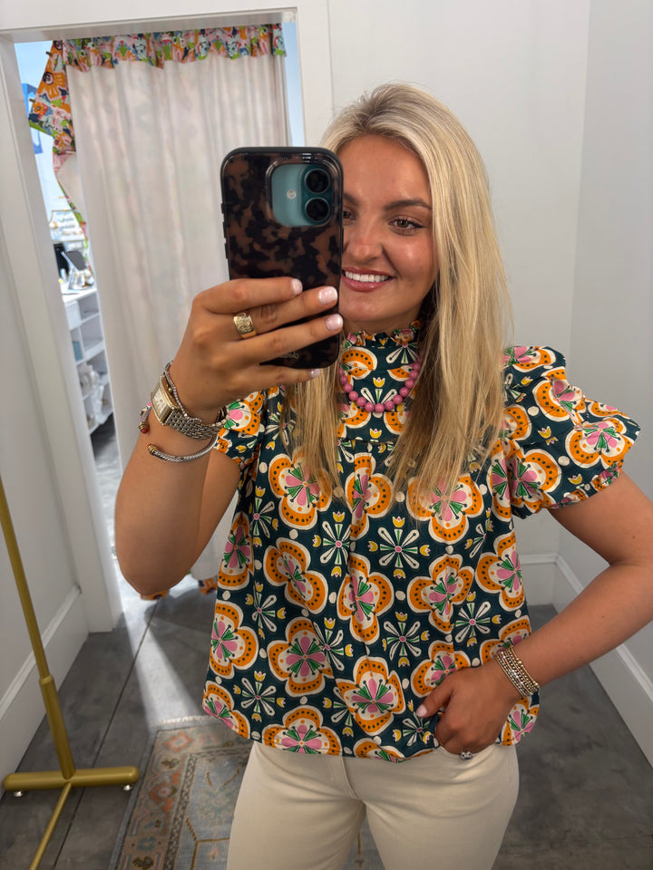 Clementine Tile Brody Top