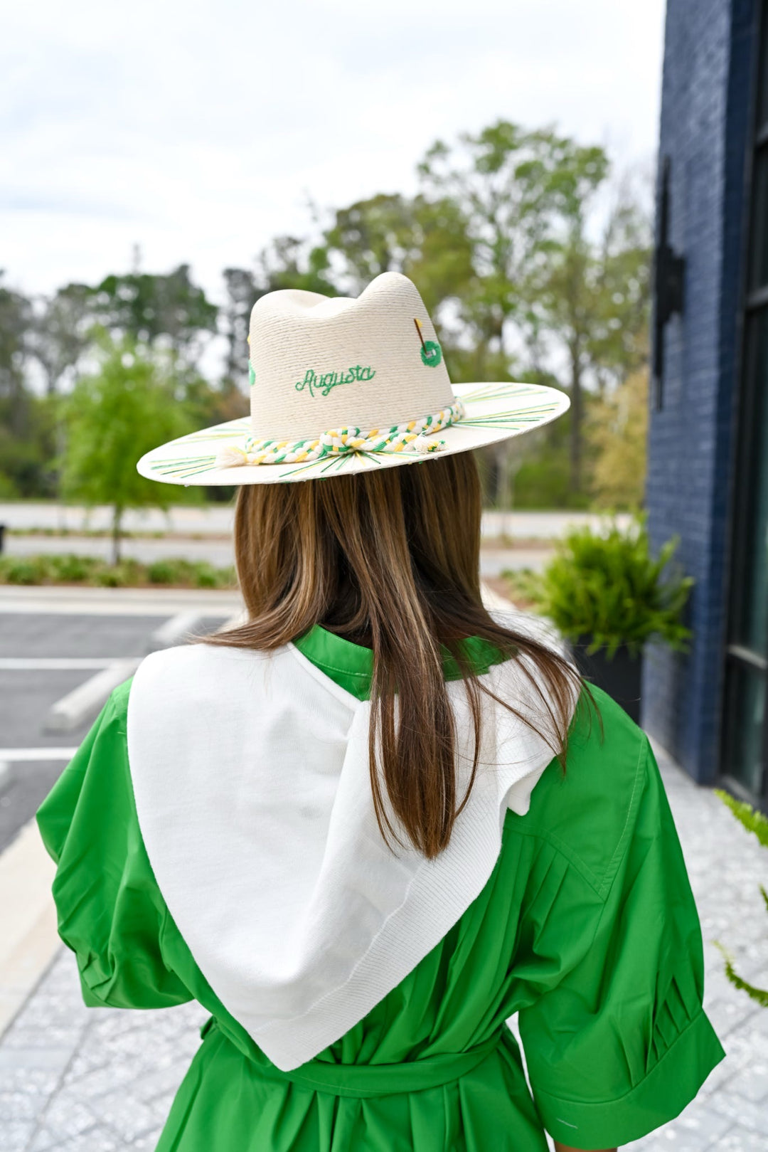Hole in One Green Palm Hat