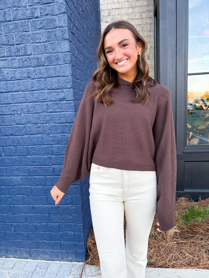Mocha Hooded Sweater