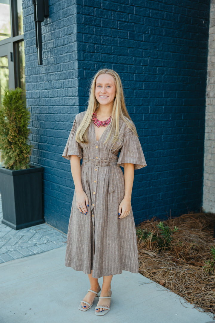 Madrid Linen Dress