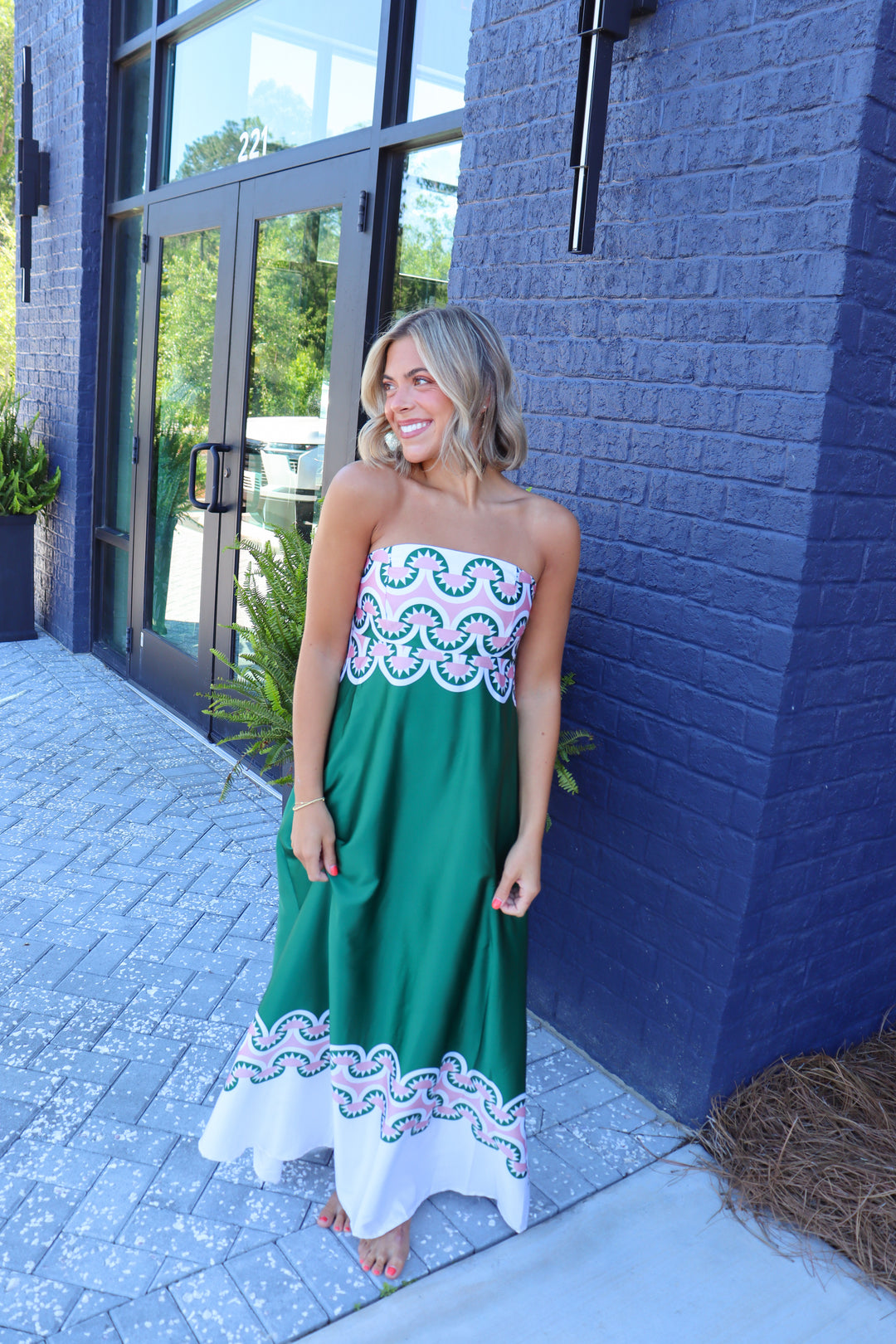 Roma Strapless Dress