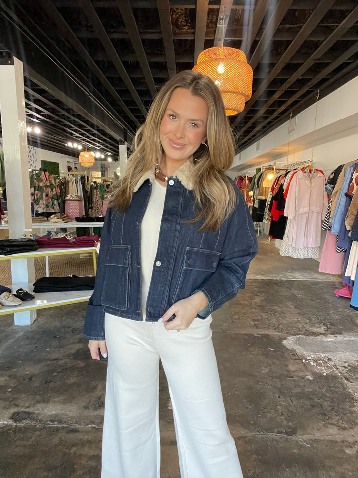 Habitual Cropped Barn Jacket