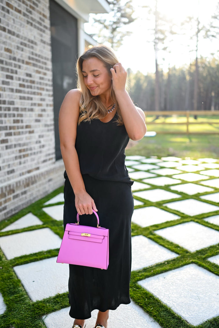 Black Amadi Tank Top