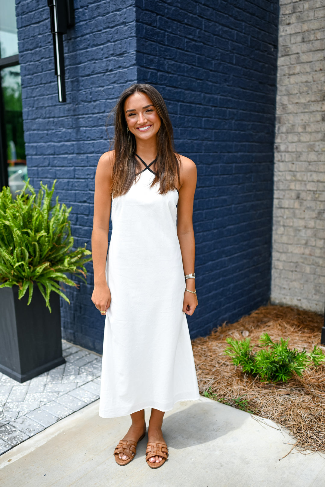 Grace Halterneck Midi Dress