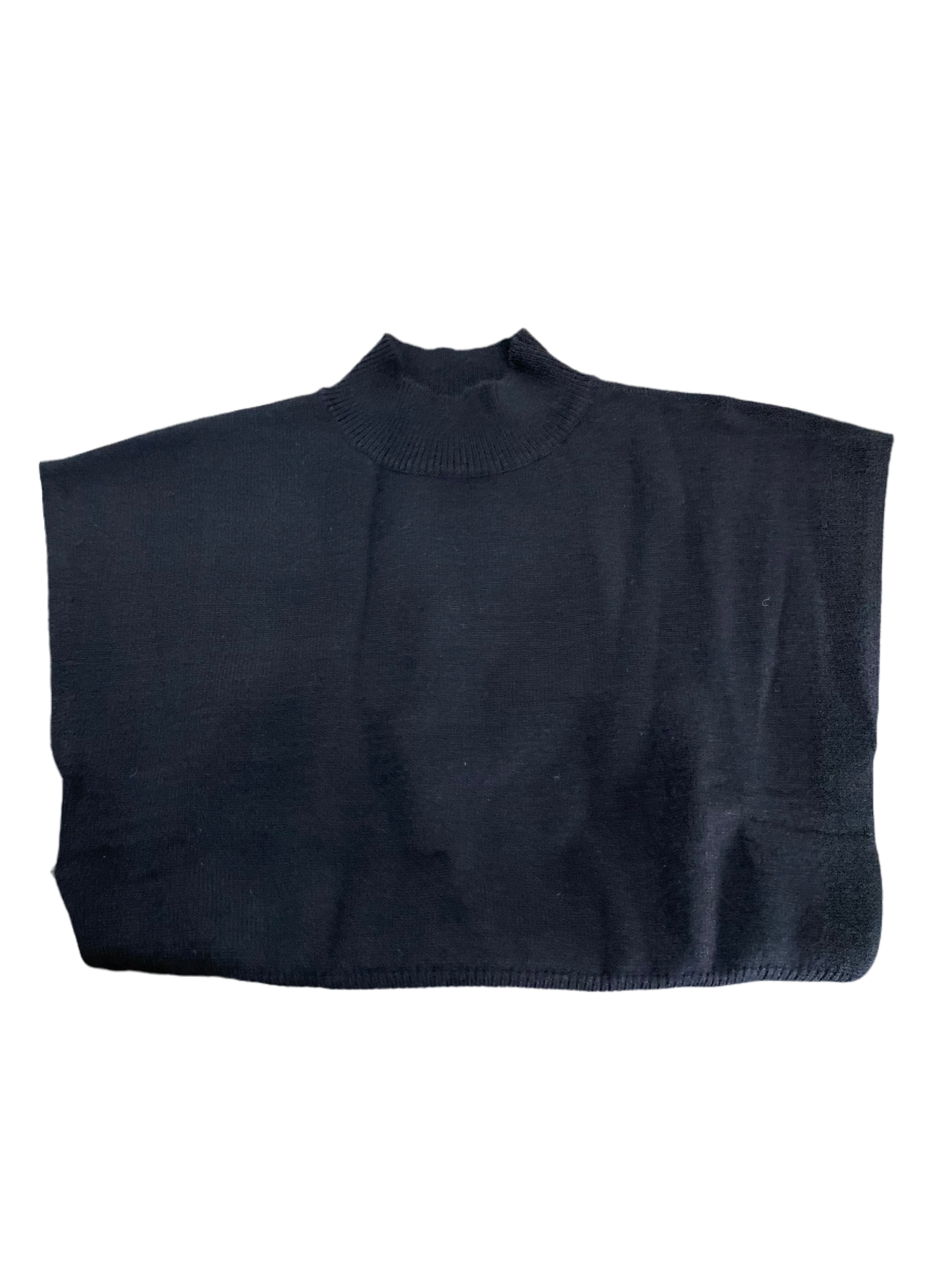 Black Short Sleeve Sweater