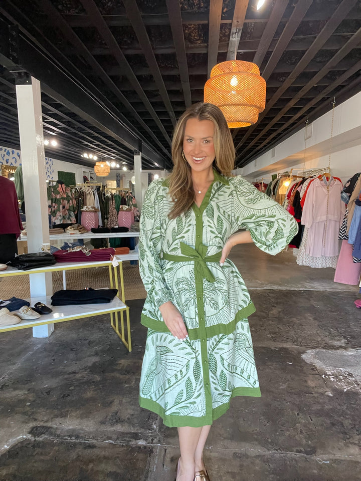 Emerald Meadow Dress