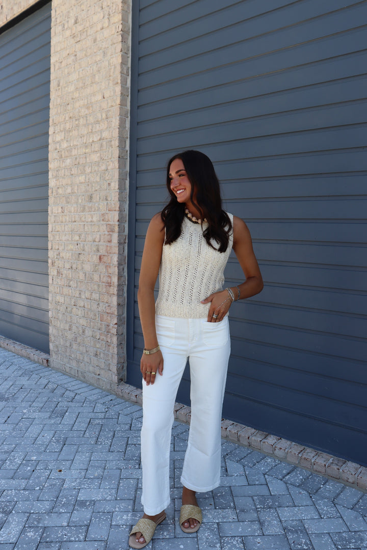 Montana Open Knit Sweater Vest