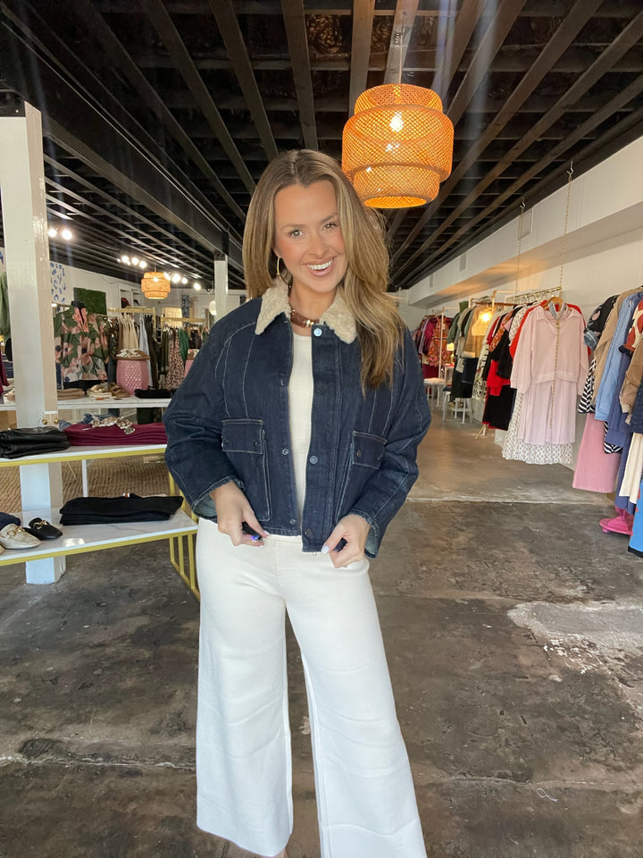 Habitual Cropped Barn Jacket