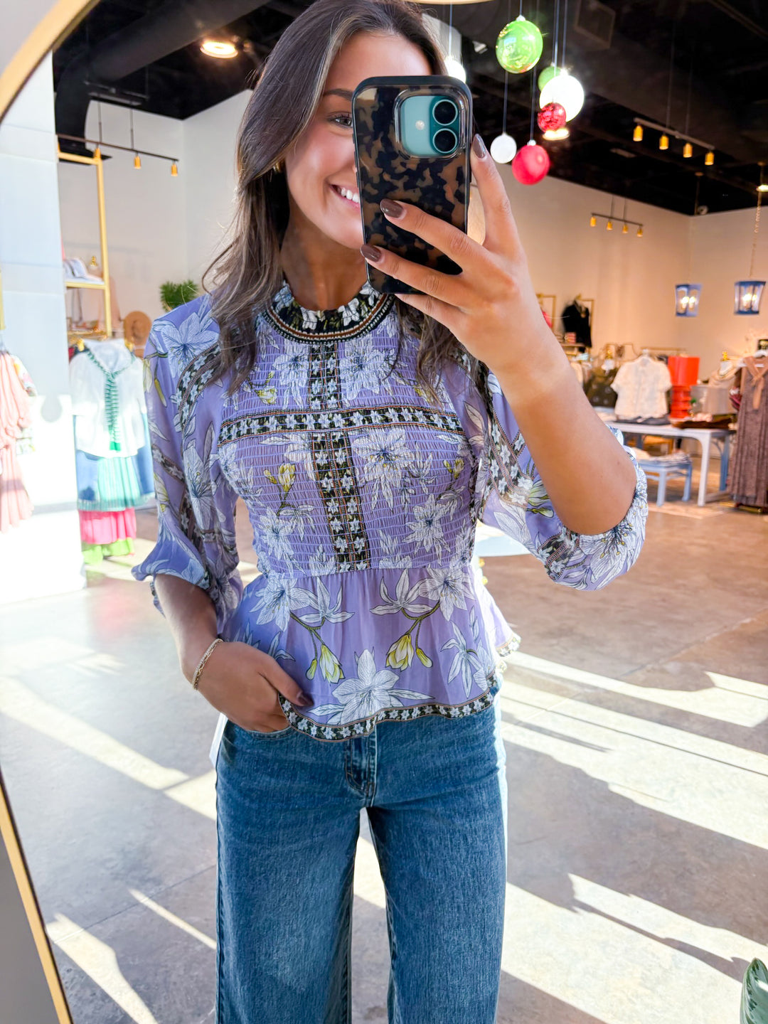 Flowy Amethyst Top