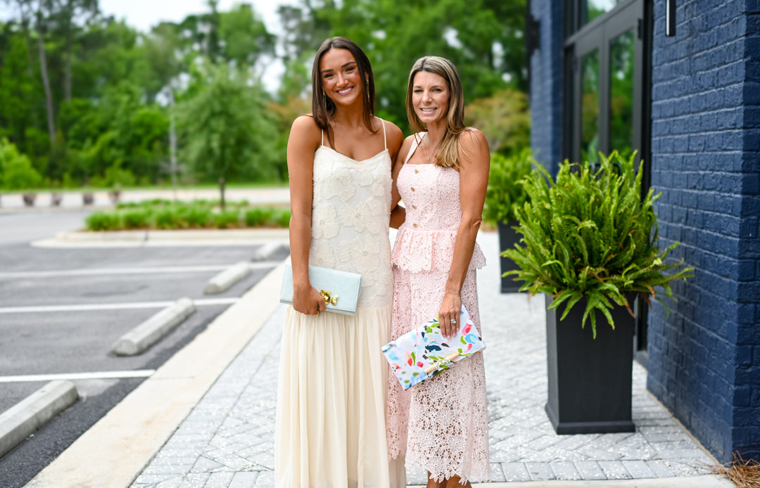 Ivory Drop Waist Sequin Dress