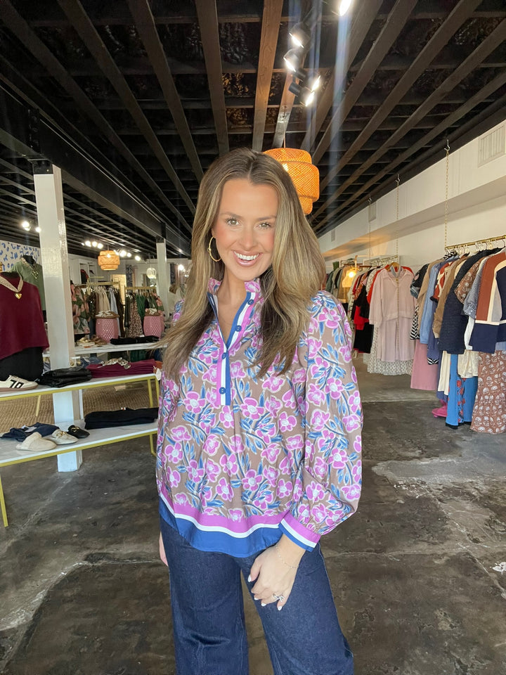 Rosewood Placket Top