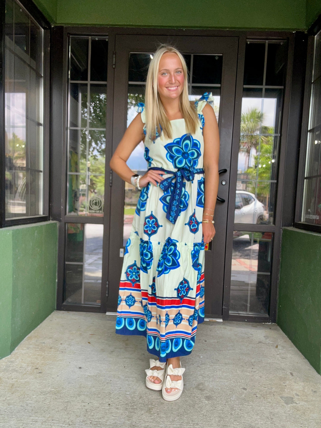 Geometric Florals Maxi