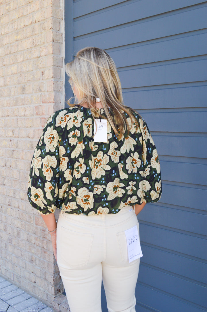 Green Garden Bubble Top