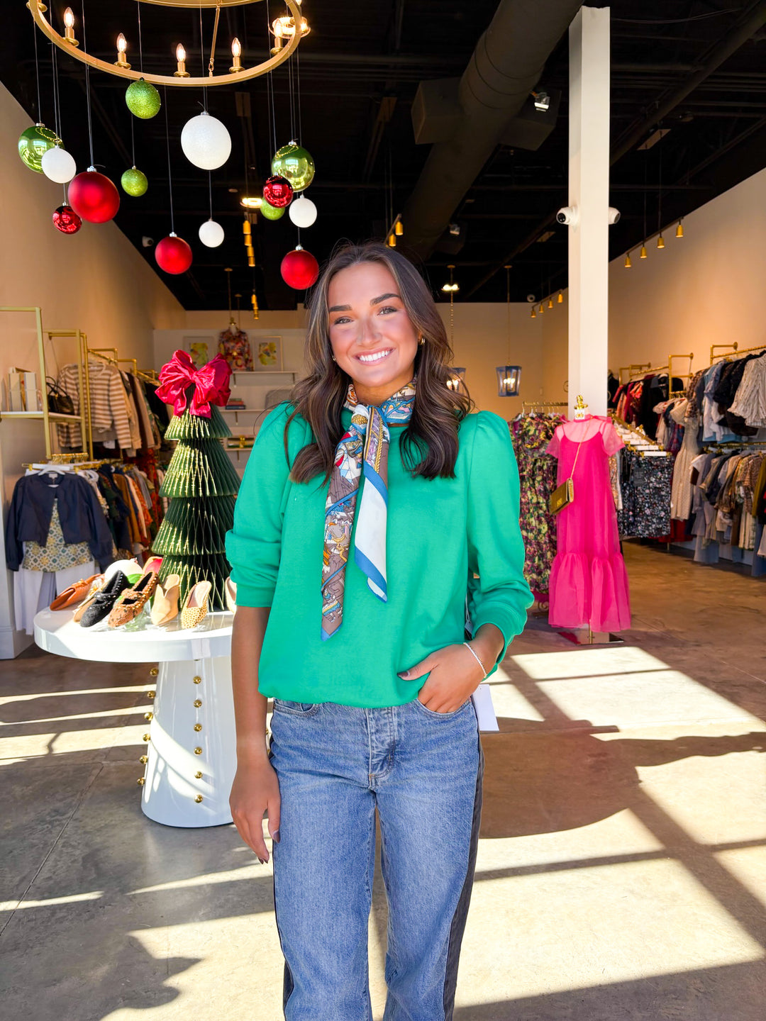 Cooper Sweatshirt in Kelly Green