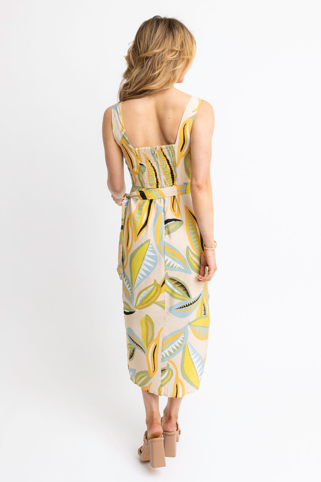 Palm Wrap Dress