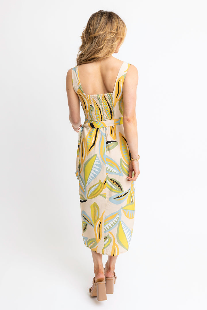 Palm Wrap Dress