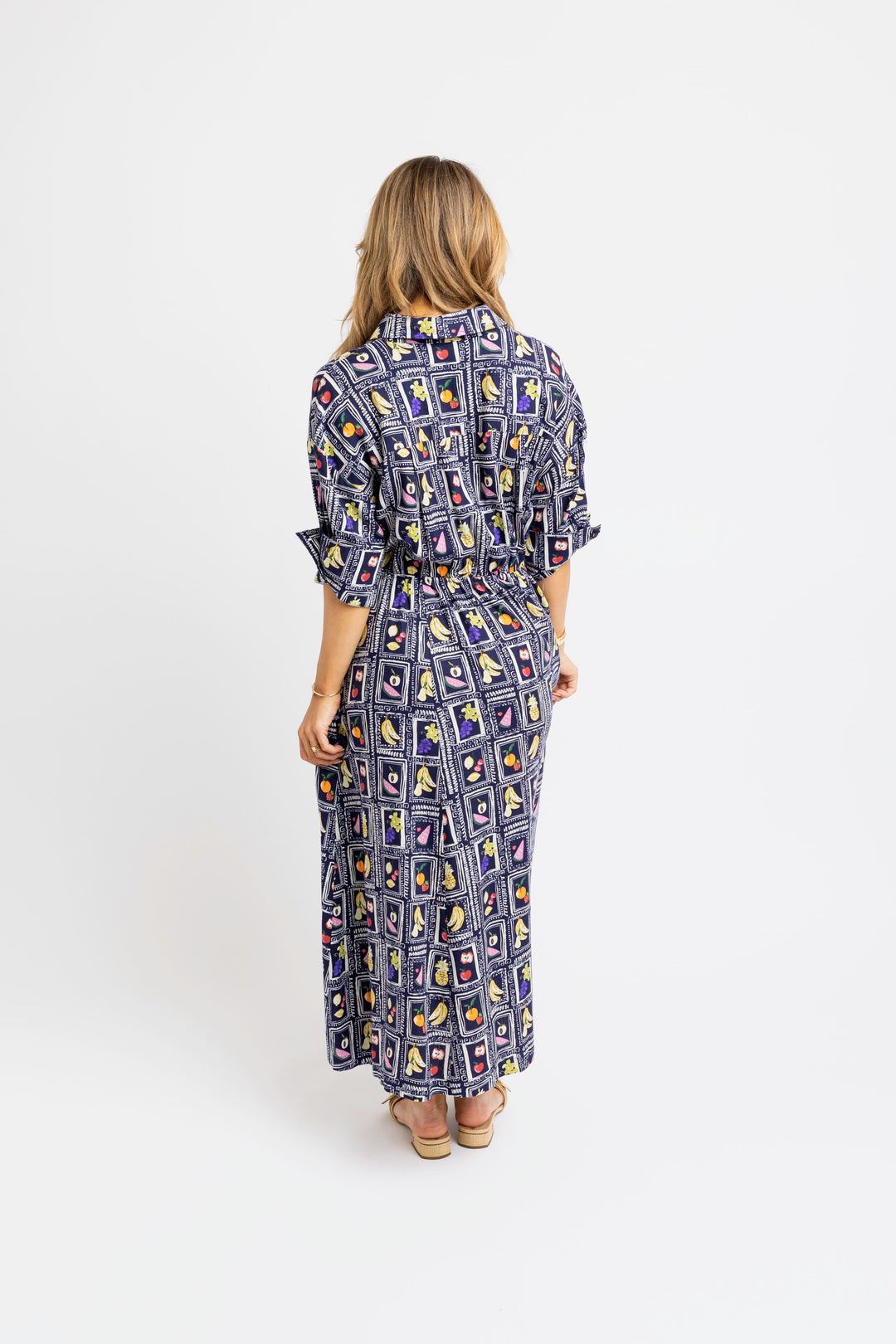 Italian Fruit Maxi Dress