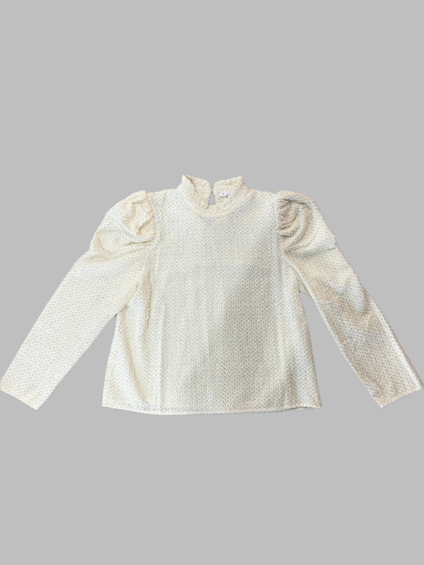 Cream Puff Sleeve Top