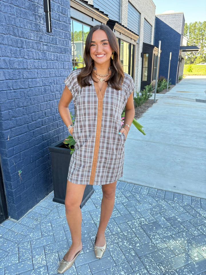 Rustic Charm Plaid Dress