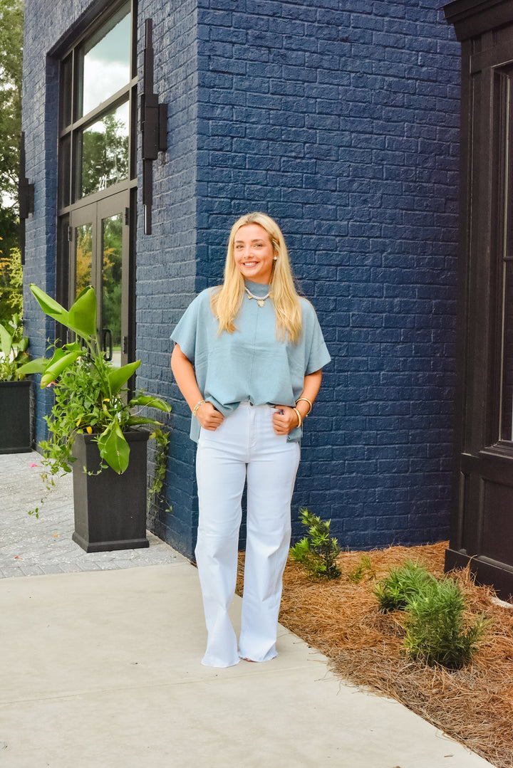 Caroline Top in Sacred Sage