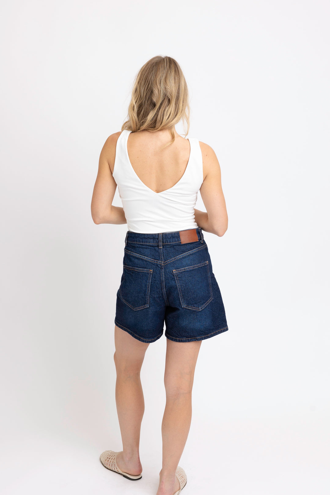 Solid V-Neck Bodysuit