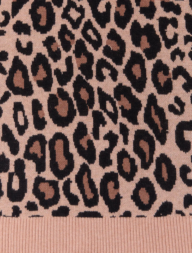 Leopard Knit Pants