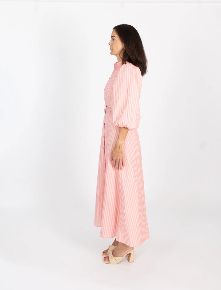 Pink Stripe Lyla Maxi Dress