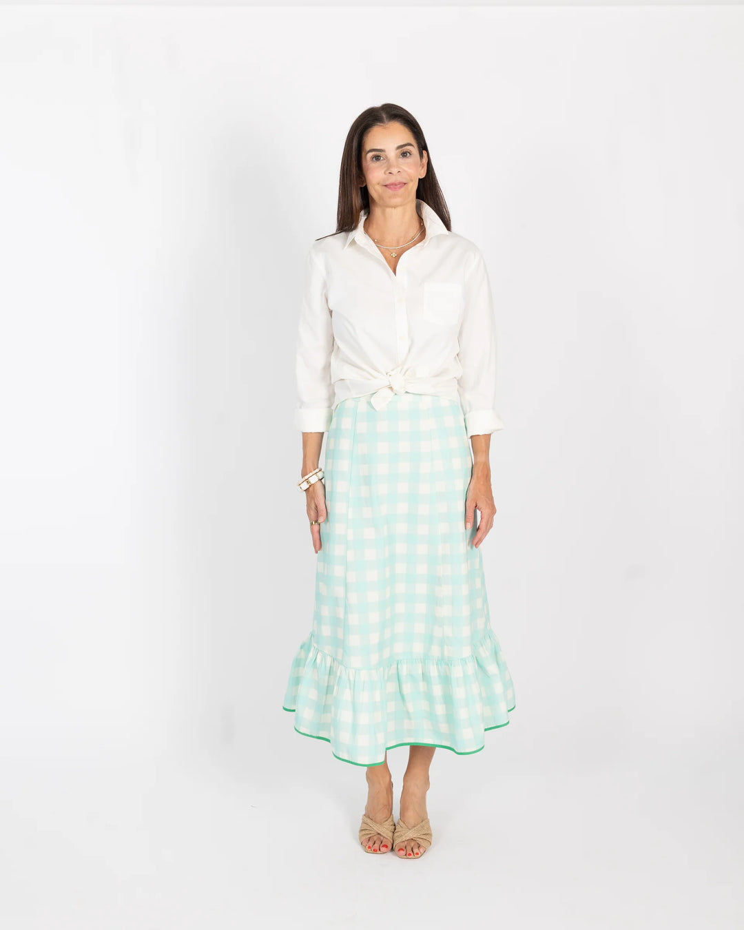 Blue Buffalo Check Addie Skirt