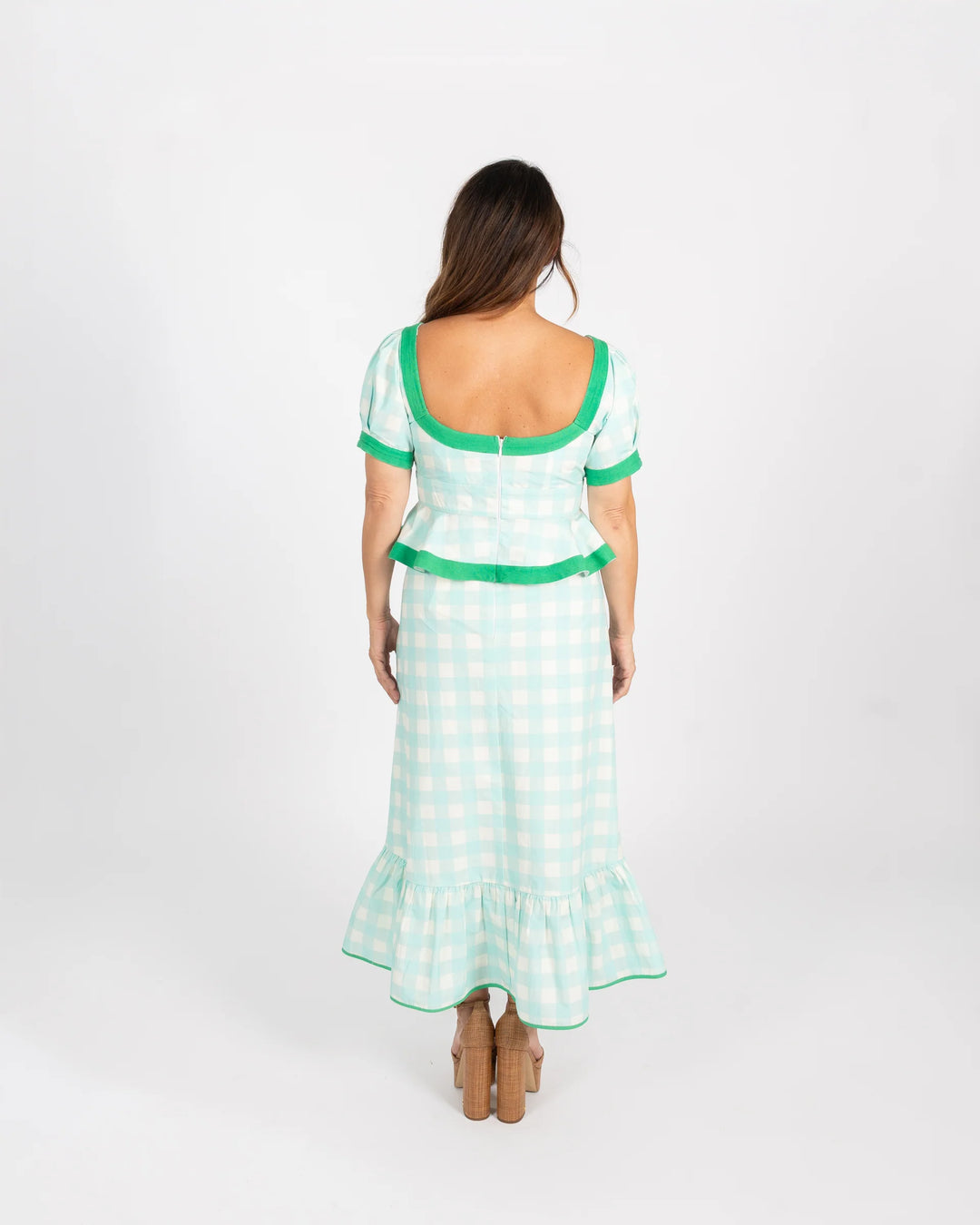 Buffalo Check Puff Sleeve Addie Top