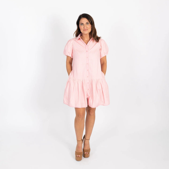 Pink Stripe Jana Dress