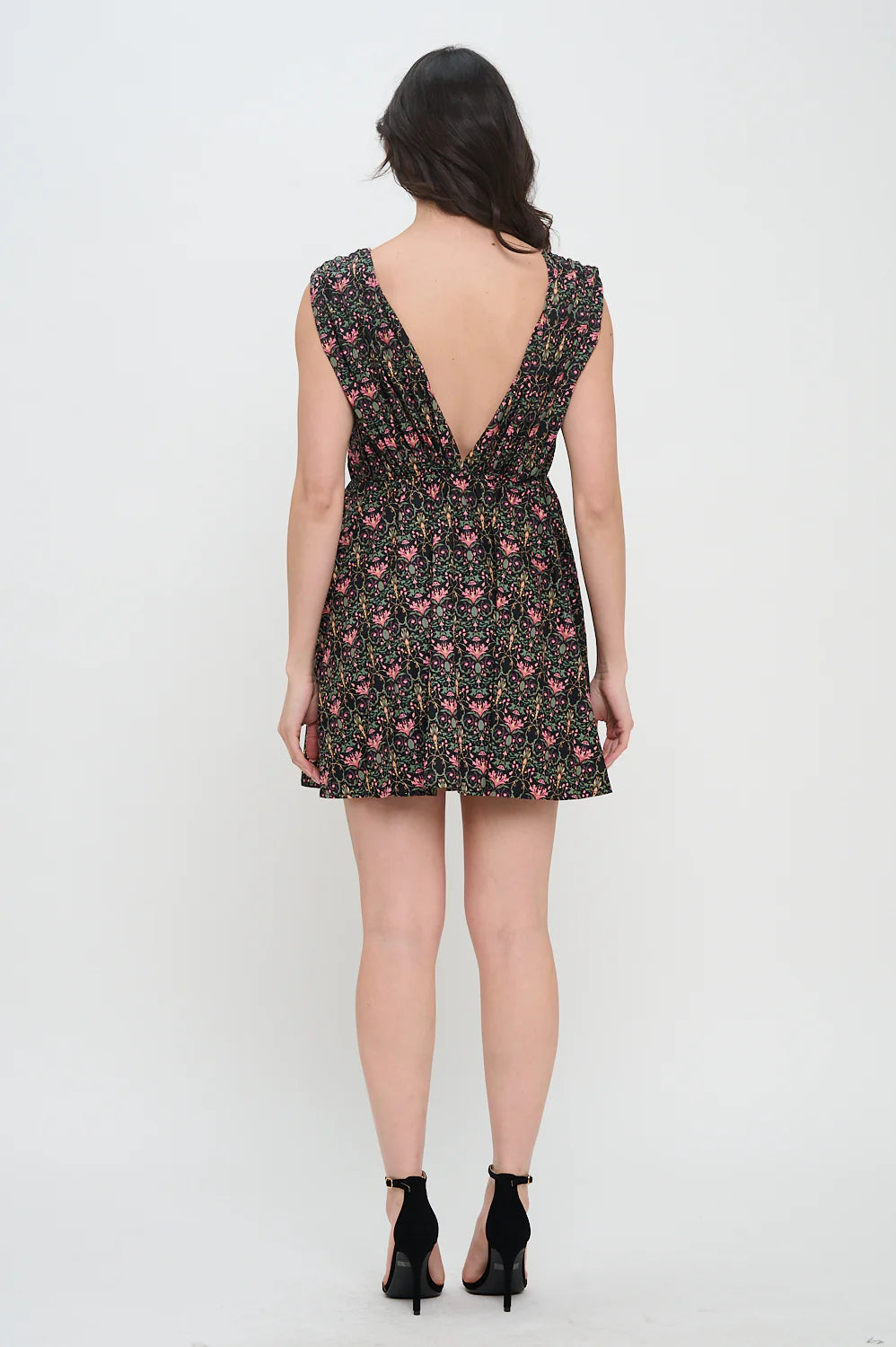 Indigo Garden Bow Dress