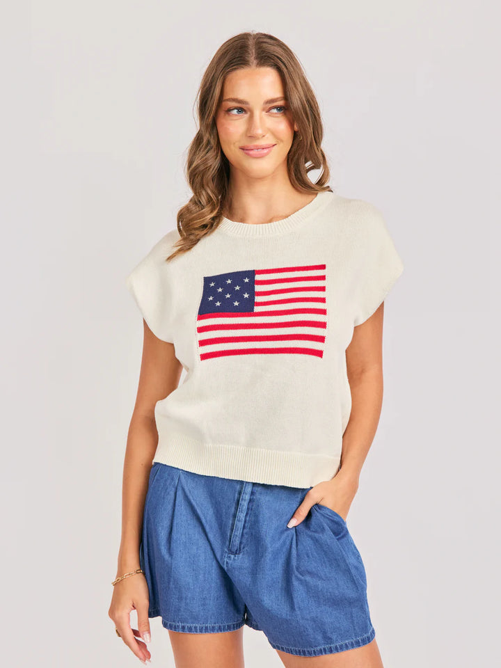 American Flag Dream Top