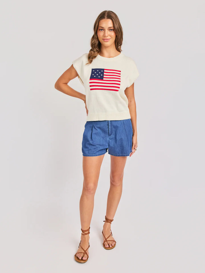 American Flag Dream Top