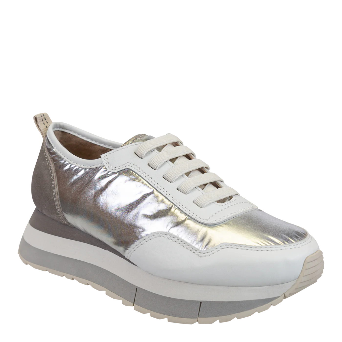 Silver Kinetic Sneaker