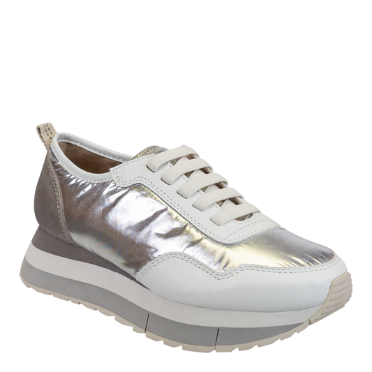 Silver Kinetic Sneaker