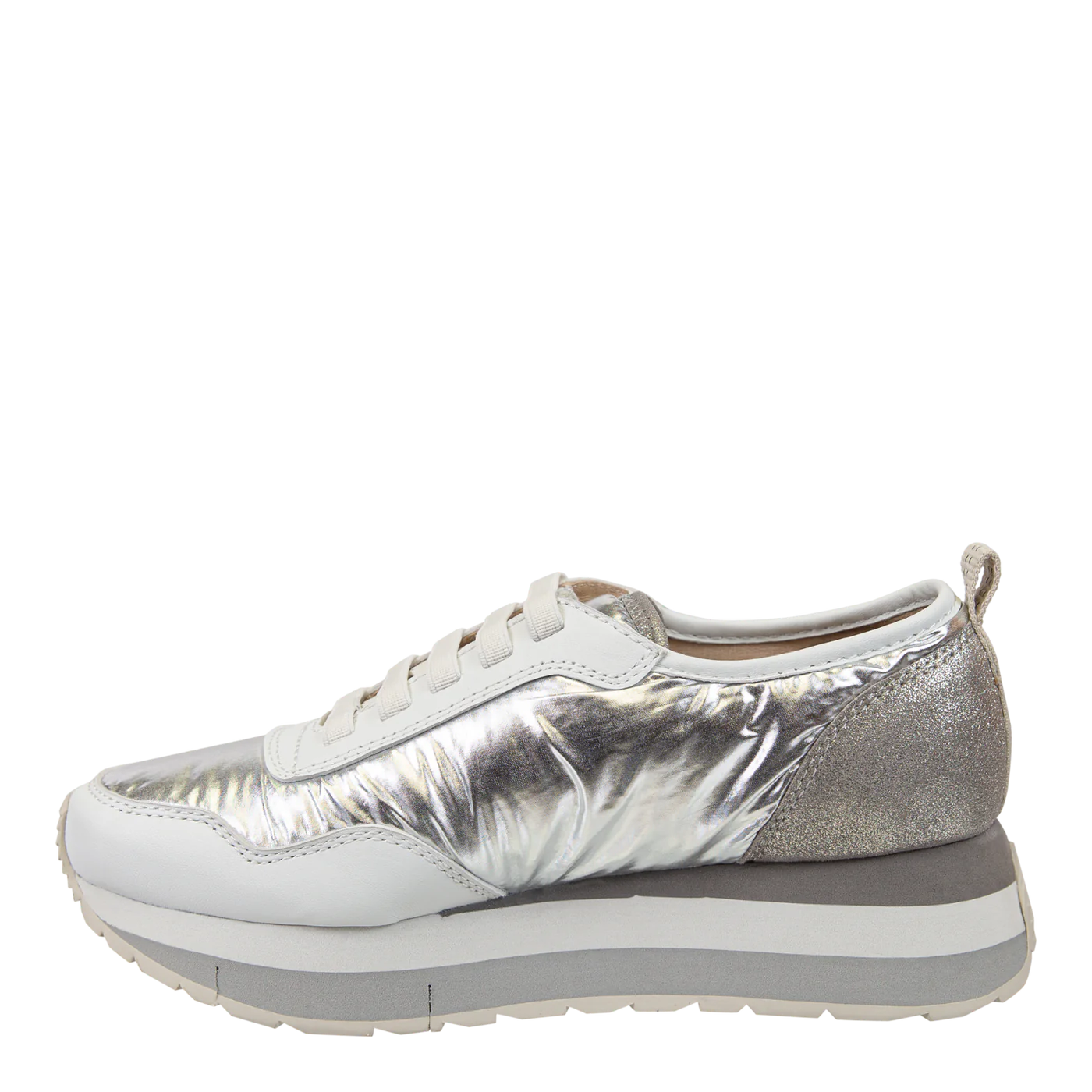 Silver Kinetic Sneaker