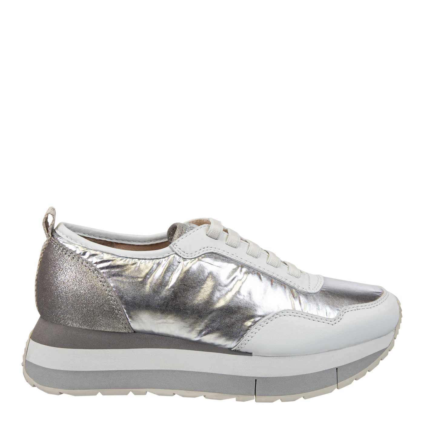 Silver Kinetic Sneaker