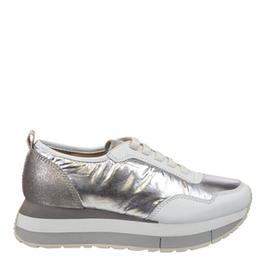 Silver Kinetic Sneaker