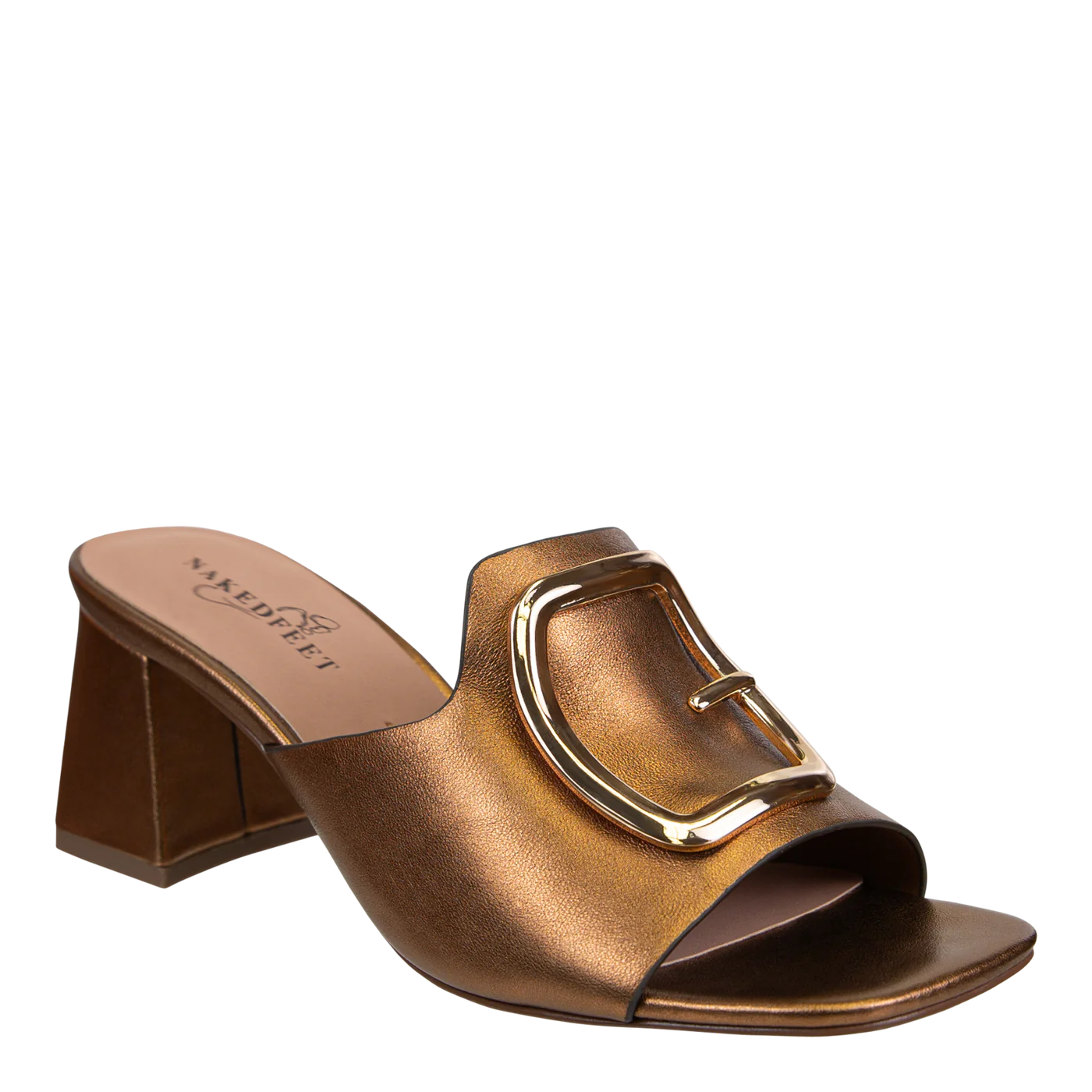 Cupel Bronze Heel Slide